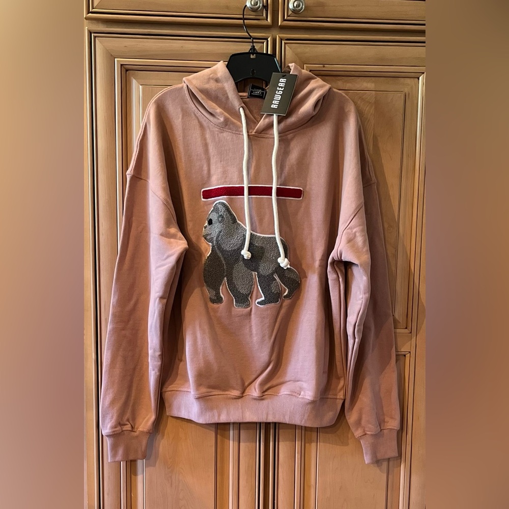 NWT RawGear Men’s Oversized Chenille Hoodie - Picture 3 of 10